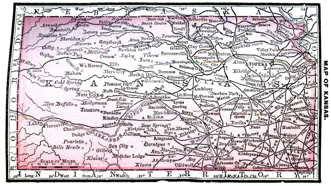 Map of Kansas