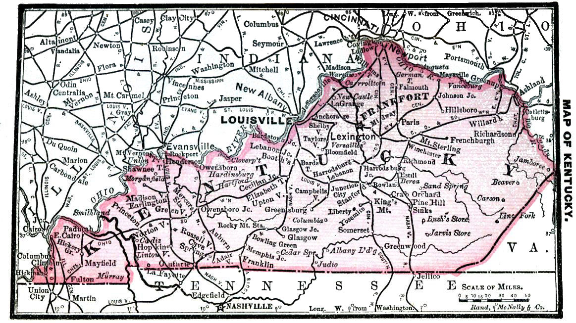 Map of Kentucky