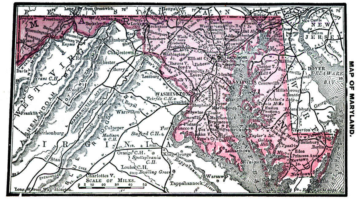 Map of Maryland