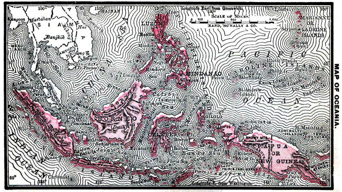 Map of Oceania