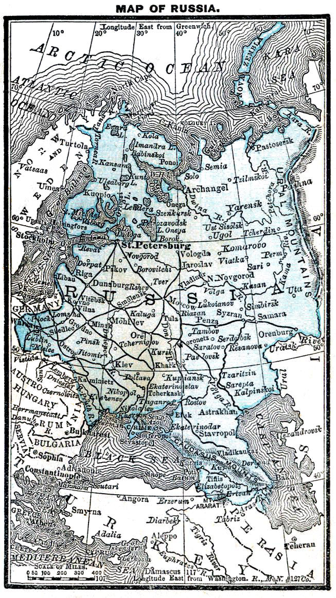 Map of Russia