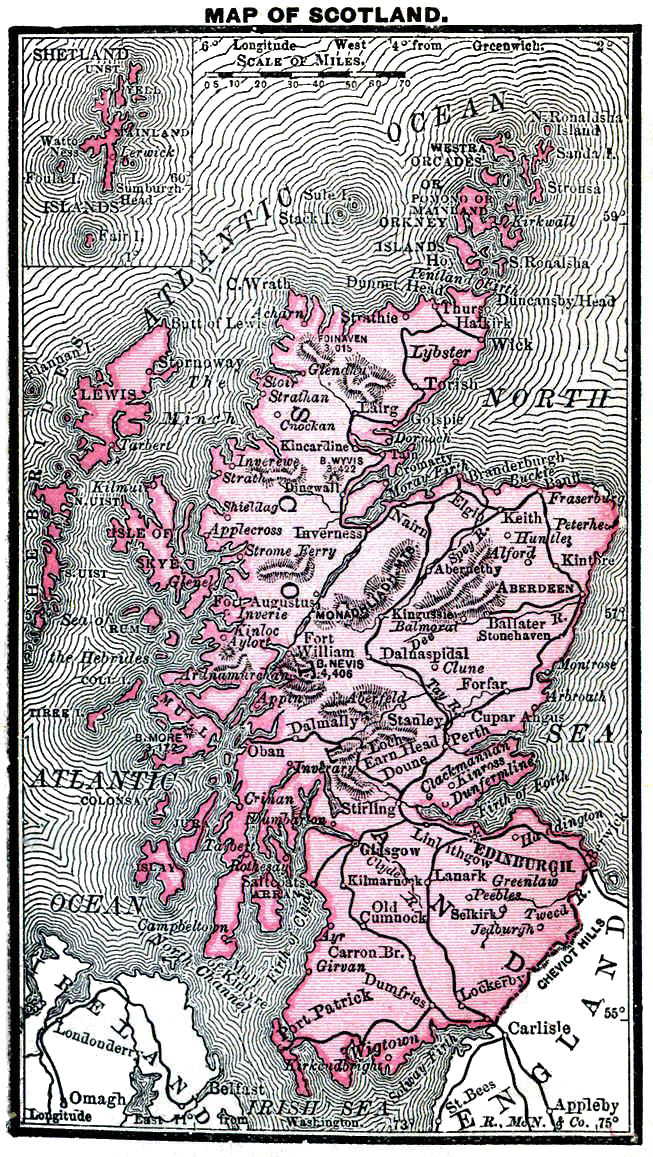Map of Scotland
