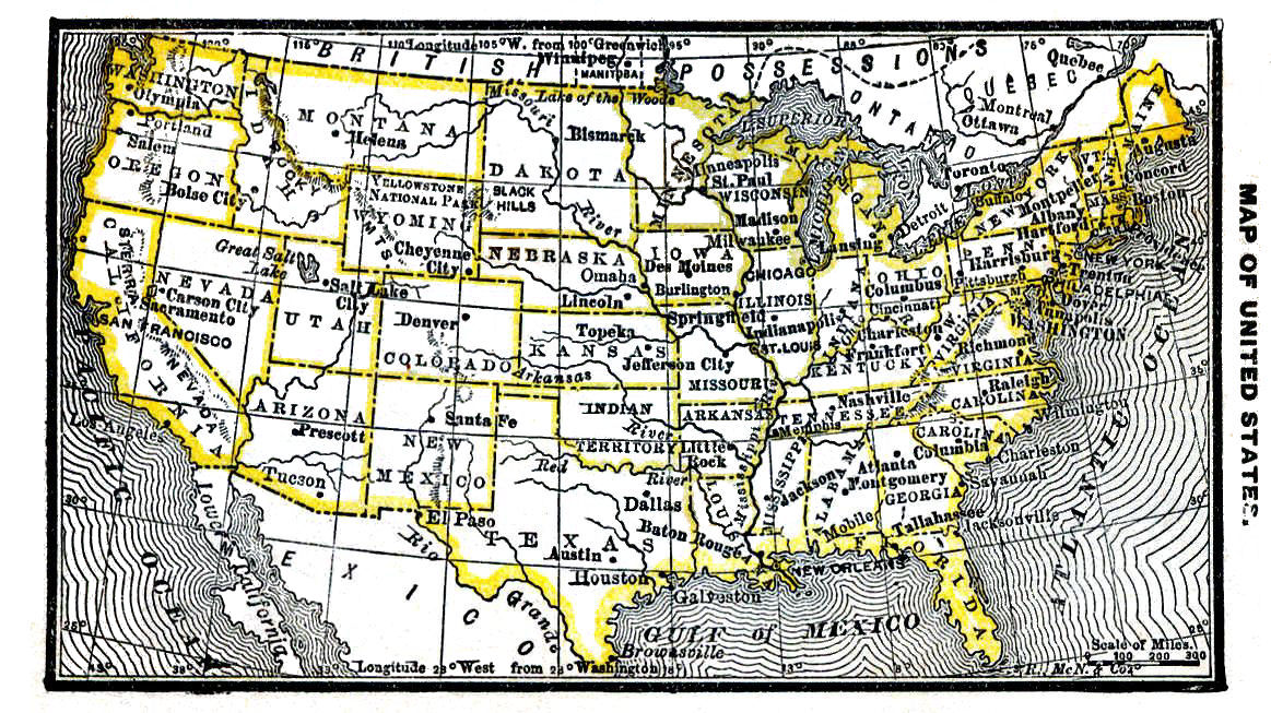 Map of the United States