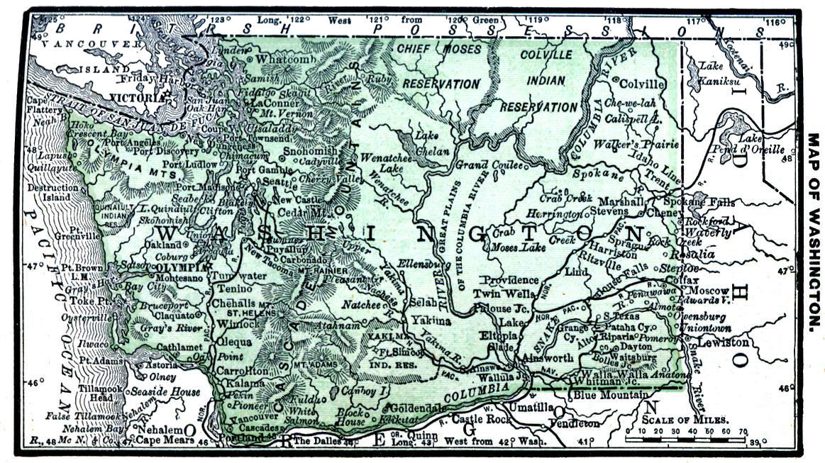 Map of Washington