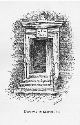 Doorway in Staple Inn