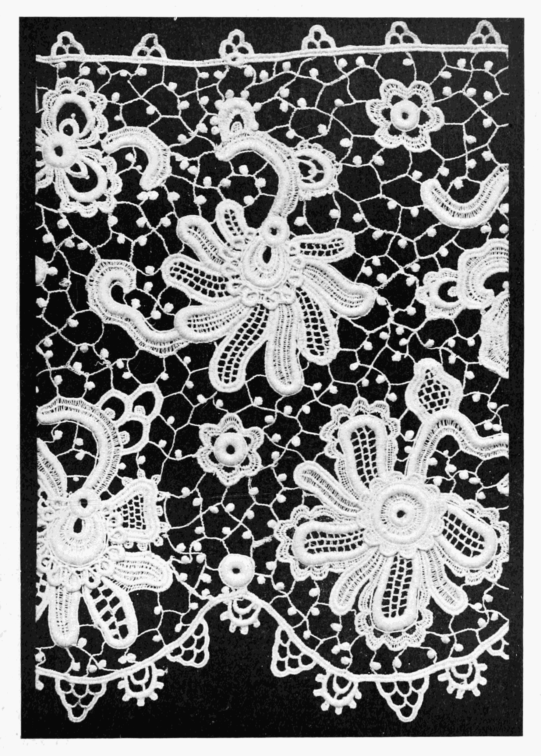 Imitation Irish Crochet.