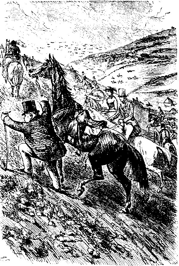 obliged to lead his horse up