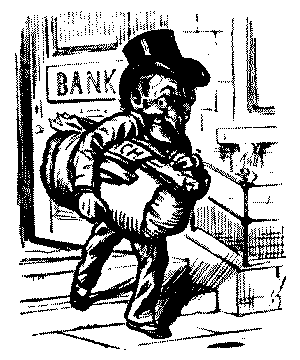 Mr P  carrying bag