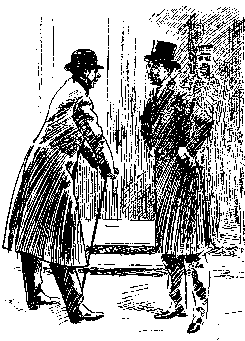 Men talking