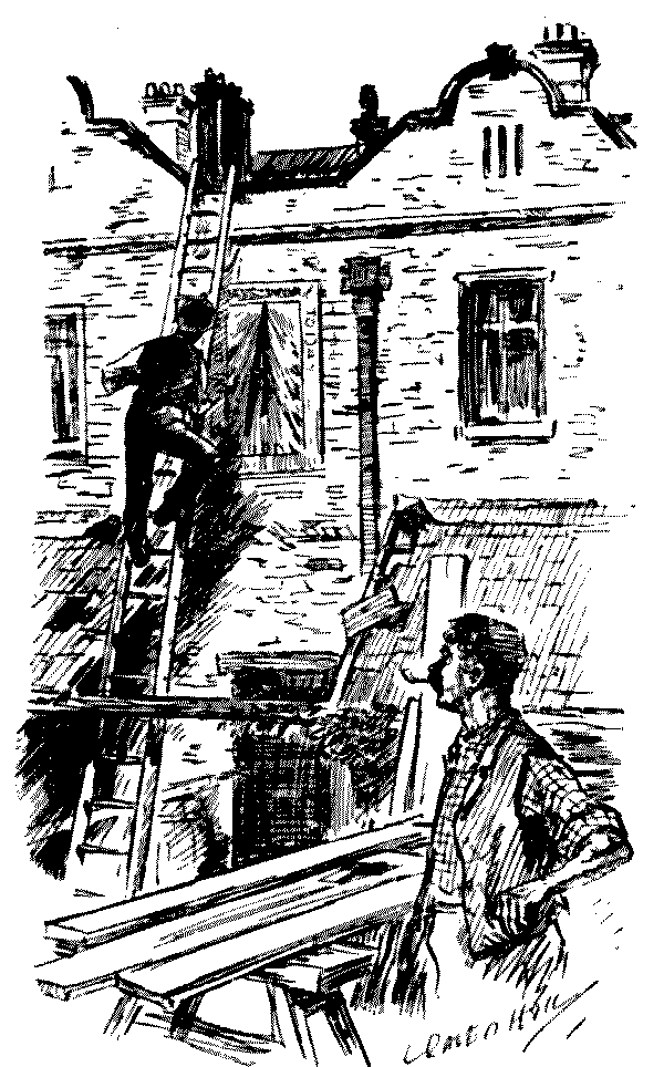 Workmen talking
