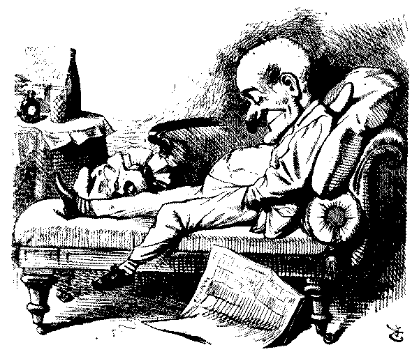 Reclining Mr. Punch