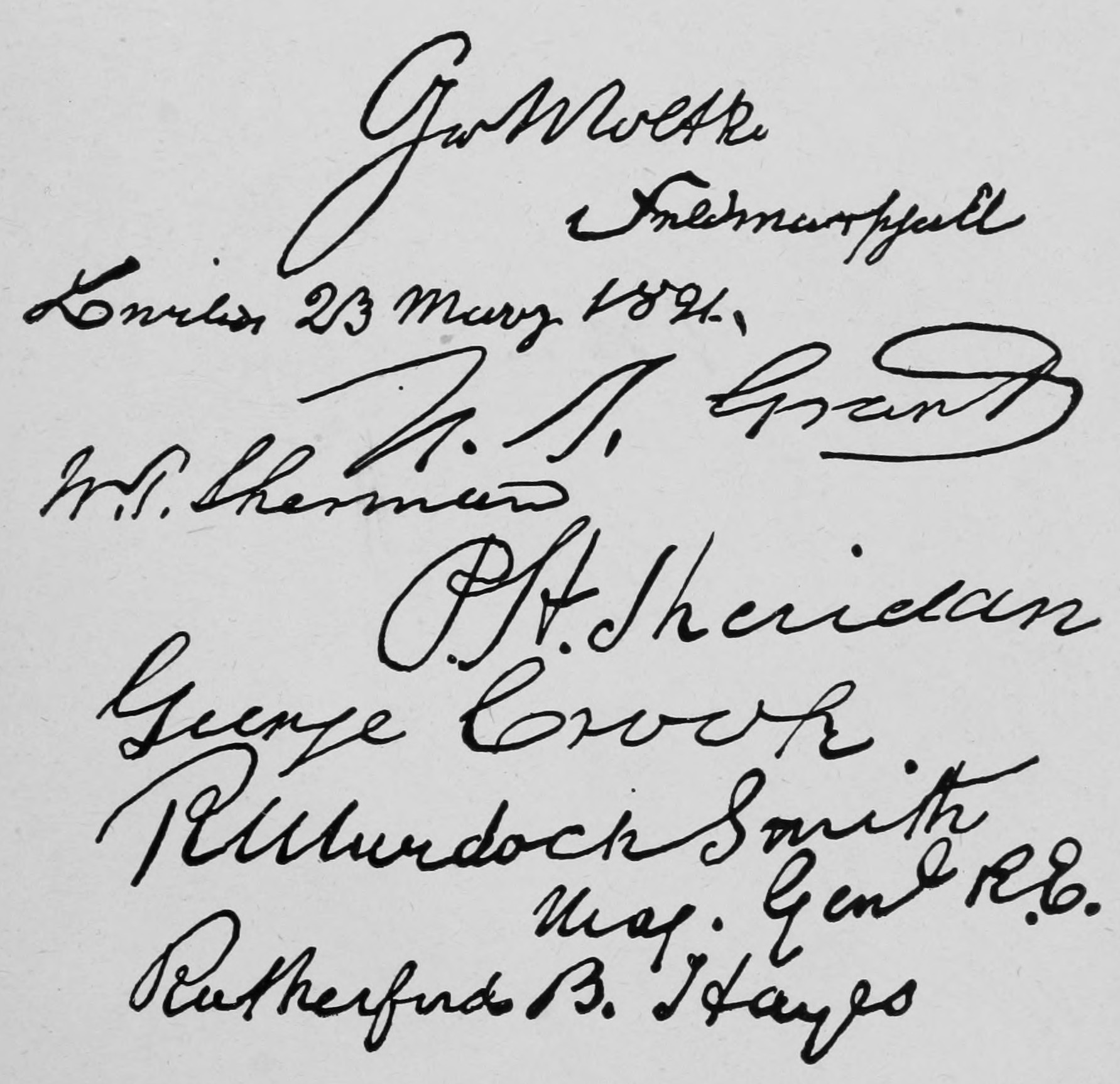 Signatures.