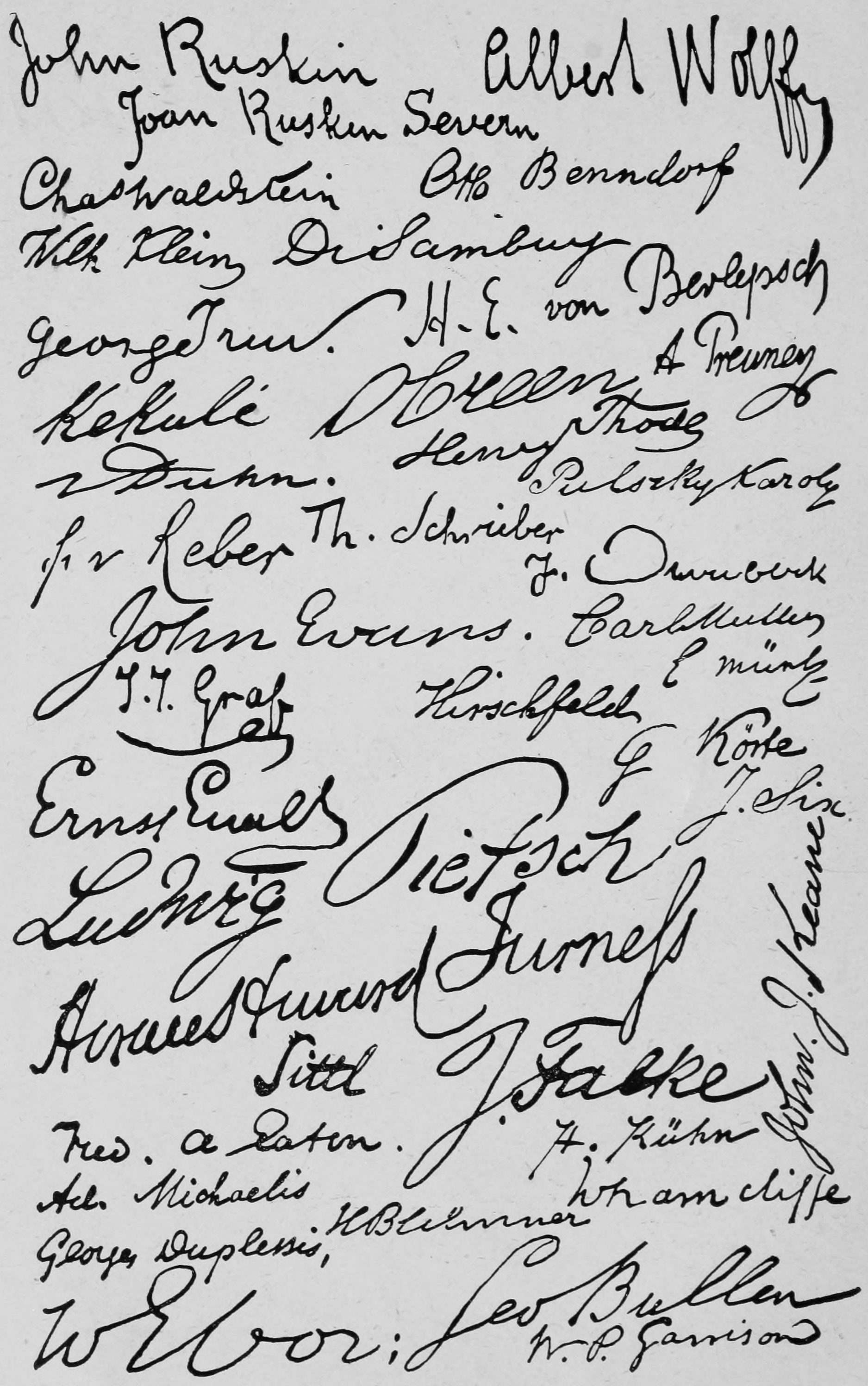 Signatures.