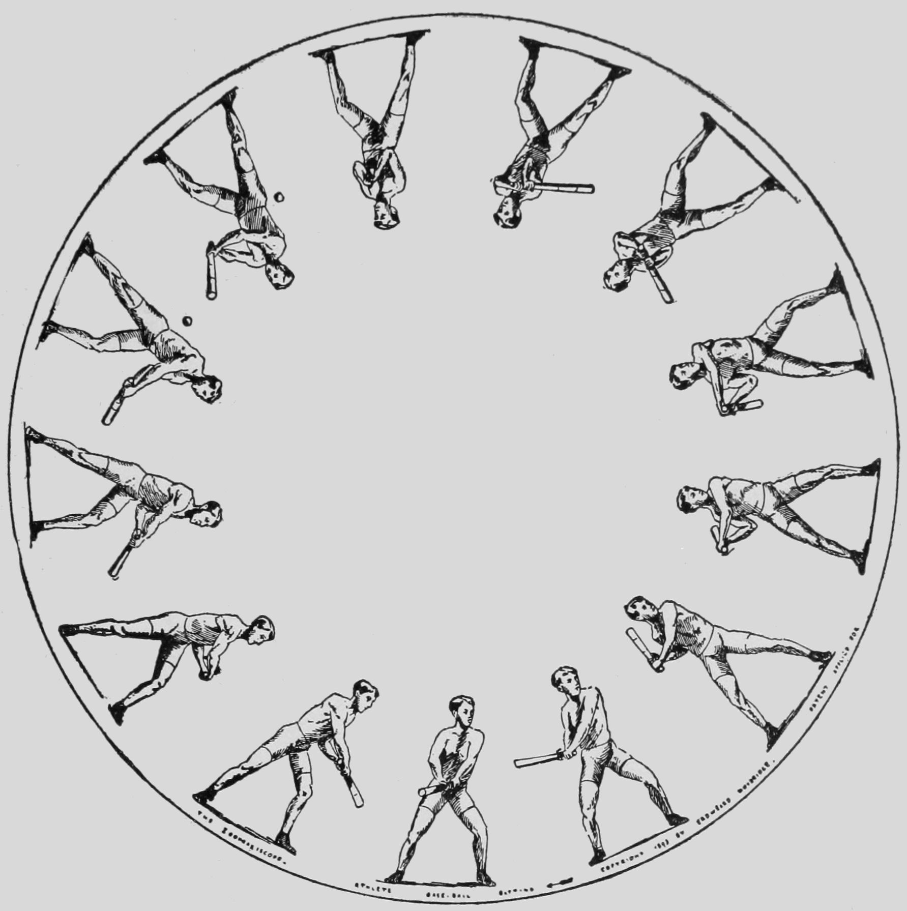 Athletes. Base Ball; Batting