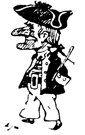 Mr  P. with anchor