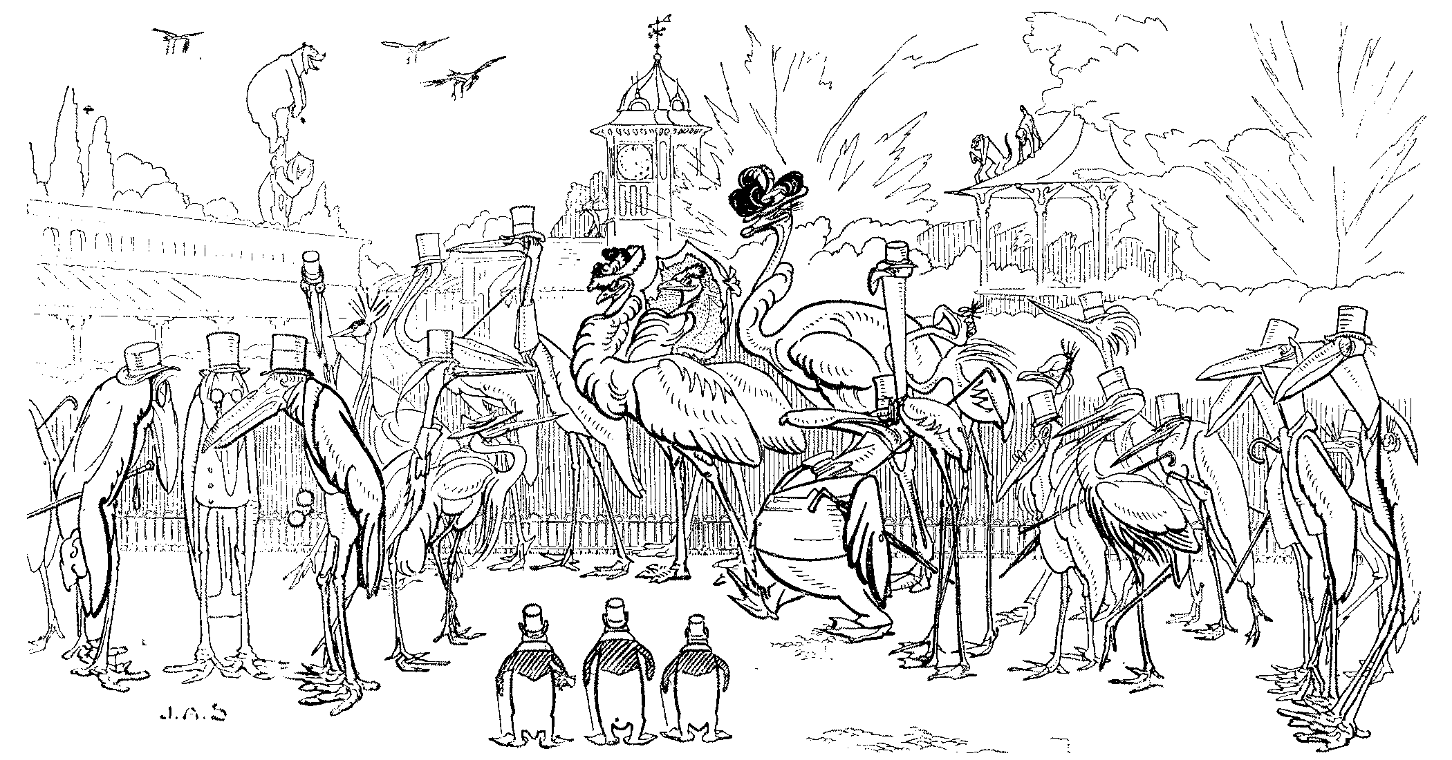 STROLL IN THE ZOO.
