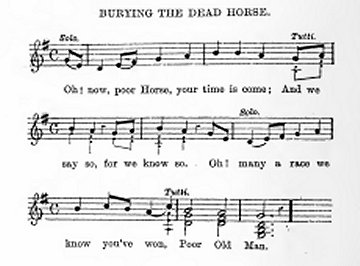 Music to Burying the Dead Horse