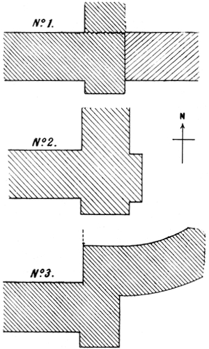Tracings of Apse (Livett's three sketches)