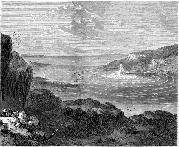 WHIRLPOOL OF CORRIEVRECKAN, OFF THE HEBRIDES.