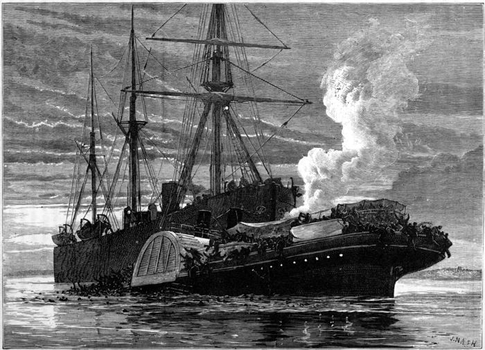 COLLISION OF THE BYWELL CASTLE AND THE PRINCESS ALICE.