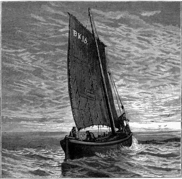 “THREE FISHERMEN SAILED AWAY TO THE WEST.”