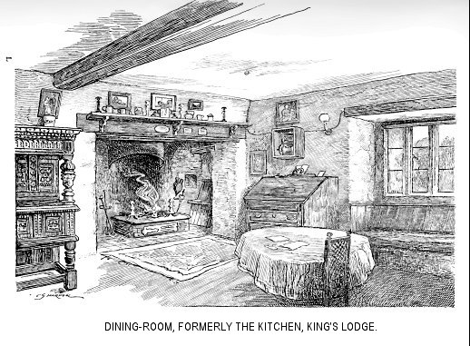 Dining Room, Formerly the Kitchen, King’s Lodge
