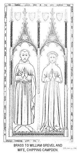 Brass to William Grevel and Wife, Chipping Campden