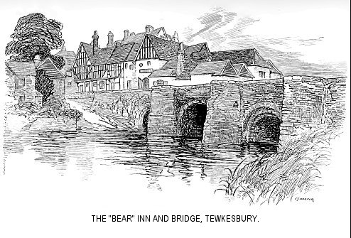 The “Bear” Inn and Bridge, Tewkesbury