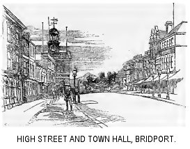 High Street and Town Hall, Bridport