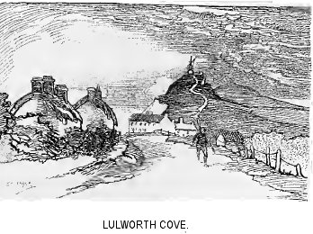 Lulworth Cove.  The coastgard station
