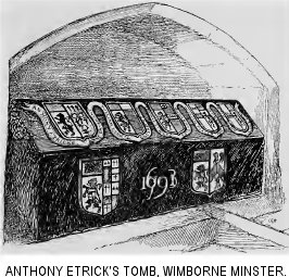 Anthony Etricke’s Tomb, Wimborne Minster