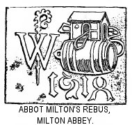 Abbot Milton’s Rebus, Milton Abbey