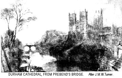 Durham Cathedral, from Prebend’s Bridge