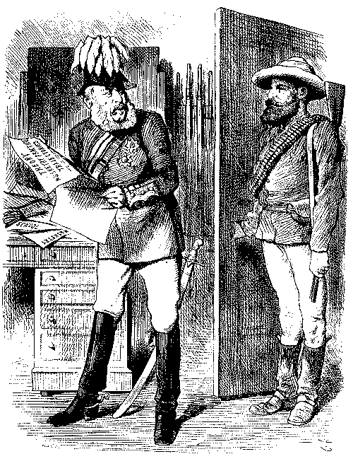 Boer talking to Field Marshal.