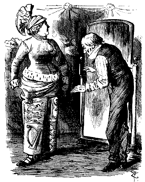 Cartoon depicting the Home Rule Bill.