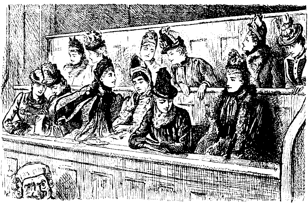 An all female panel of jurers.