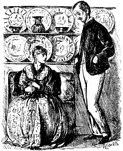 Husband and wife talking.