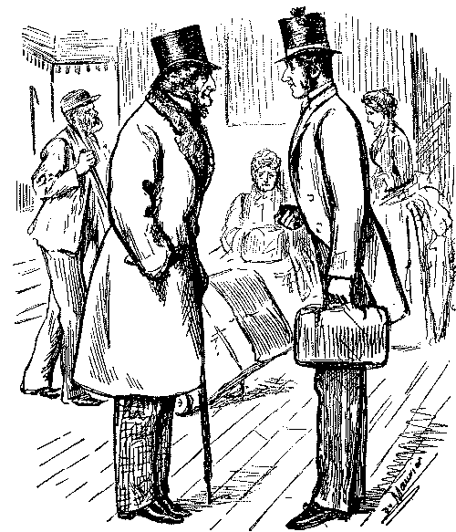 His lordship addressing his Butler.