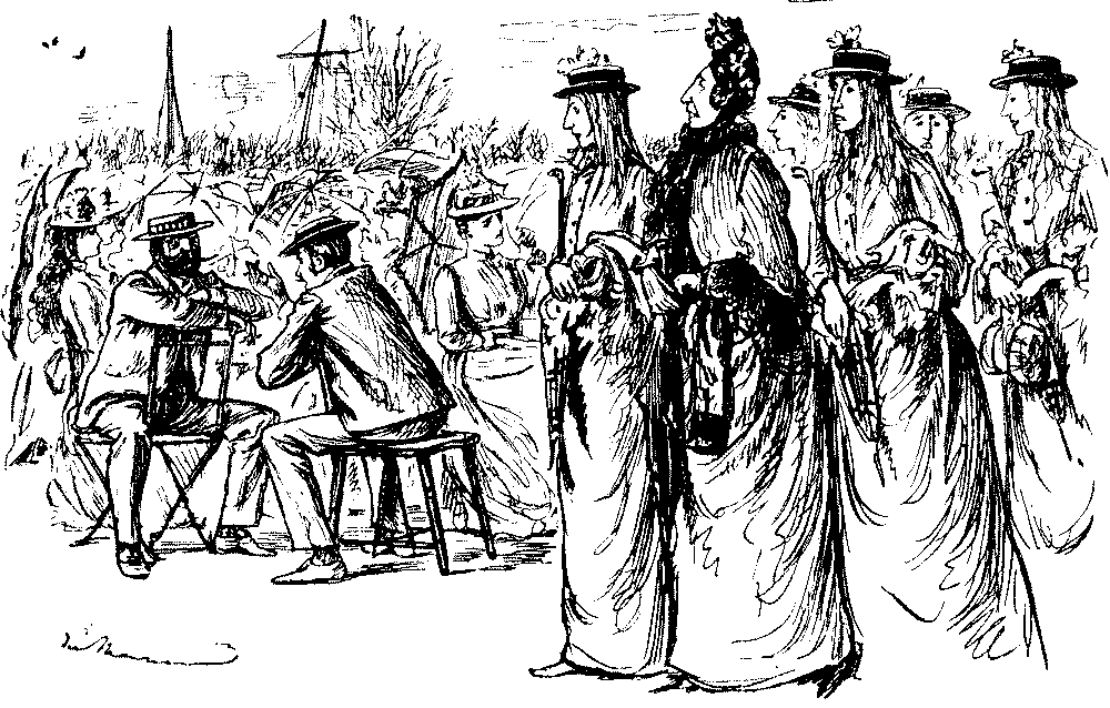 Artist talking to journalist.