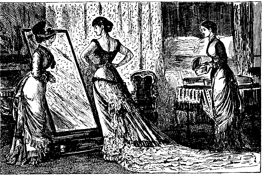 Lady at dressmakers