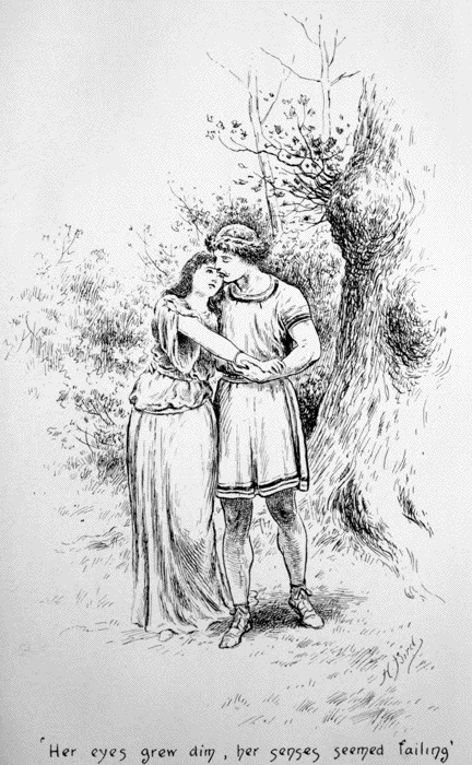 Illustration: ‘Her eyes grew dim, her senses seemed failing’