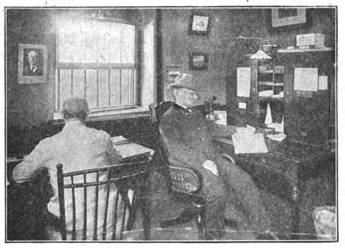 Deputy Warden Backland's Office, with Inmate Clerk