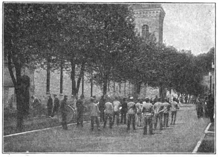 Prisoner Band and Convicts Entering Cellhouse