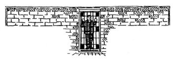 Cell Door Decorative Illustration