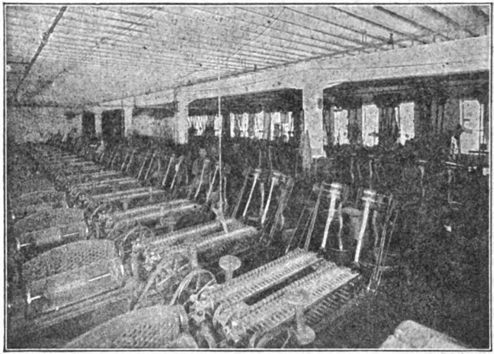 Spinning Room In Twine Factory looking West.