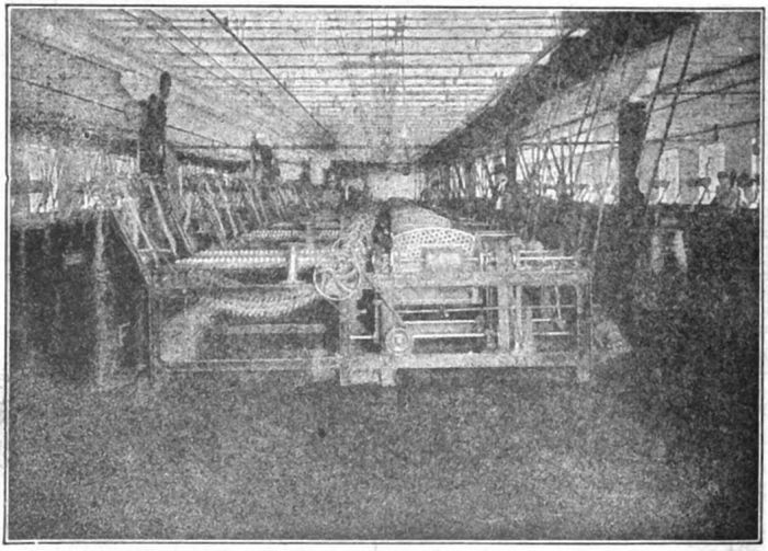 Spinning Room In Twine Factory looking East.