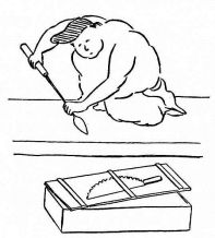 Fig. 32.—Ancient Carpenter (copied from an old painting).