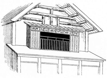 Fig. 42.—Bay Window, Village of Odzuka, Rikuzen.