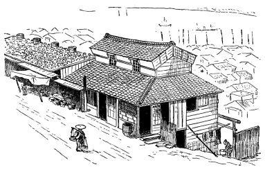 Fig. 59.—Old House in Hakodate.