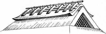 Fig. 89.—Crest of thatched roof in Kioto.